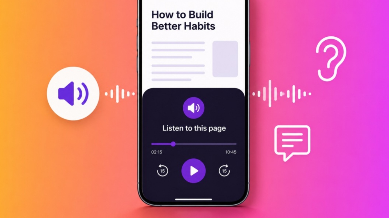 Google Listen to This Page Feature